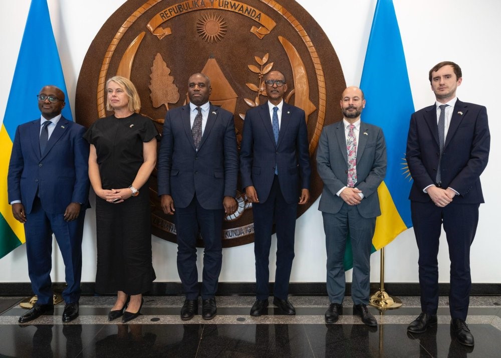 DRC conflict: President Kagame holds talks with UK Foreign Minister Lammy