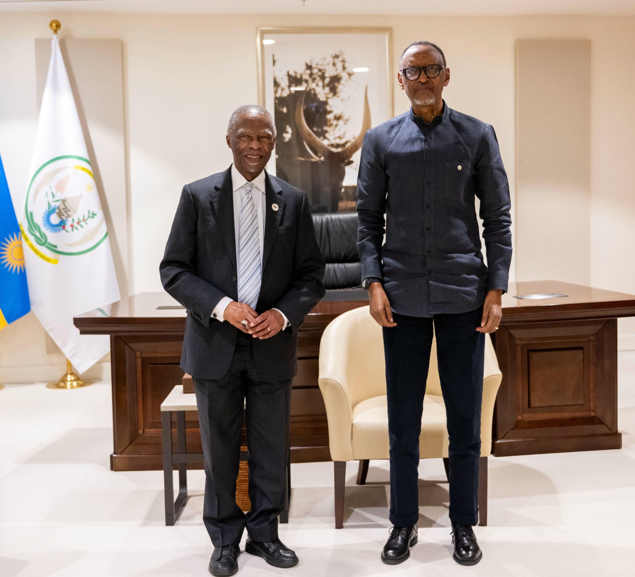 Kagame, Mbeki discuss governance, mindset change in Africa